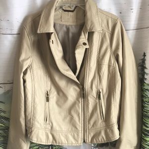 J2 women’s vegan leather crop jacket